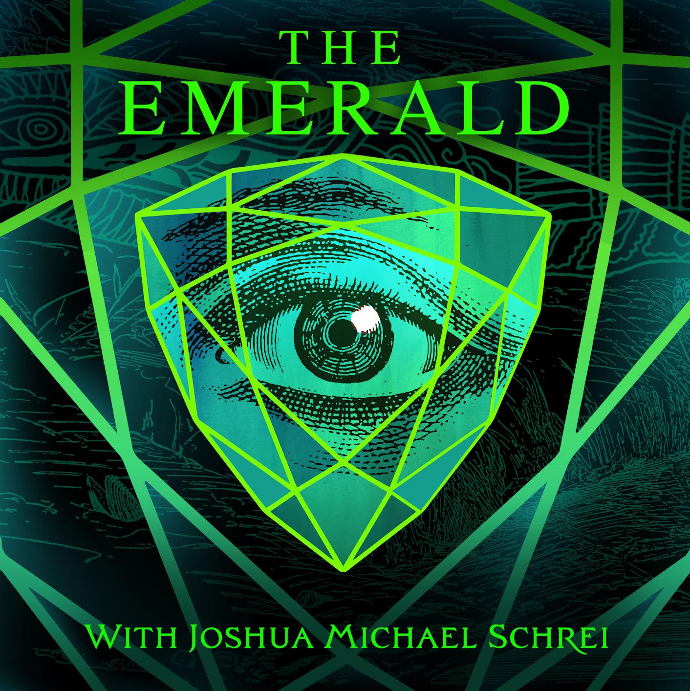 The Emerald podcast logo