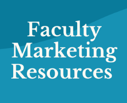 Faculty Marketing Resources