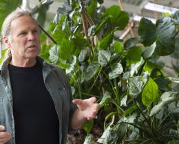 Skip Backus speaking in the OCSL EcoMachine