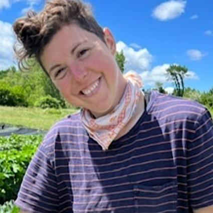 Rica Bryan is the farm team manager and a worker/owner at Rock Steady Farm.