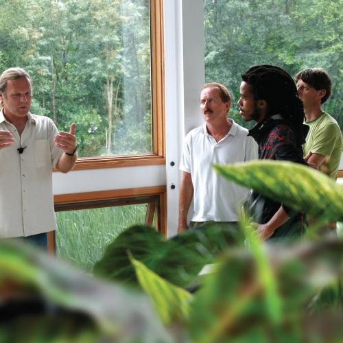 Skip Backus leading an OCSL tour
