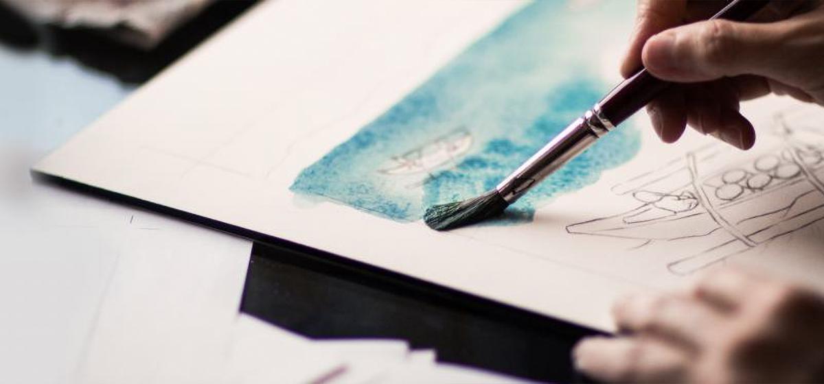 Watercolor painting