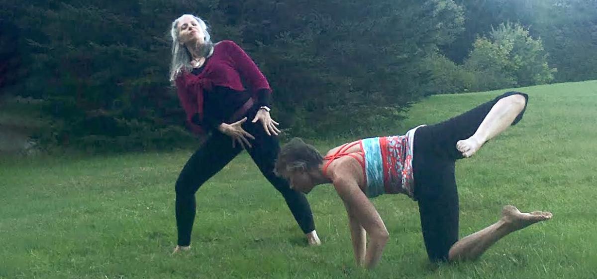 Elaine Colandrea in a movement exercise