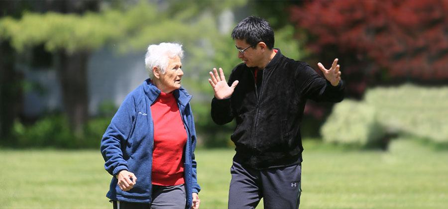 Robert Peng teaching a Qigong class