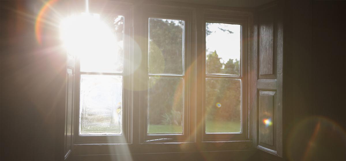 Light coming through a window