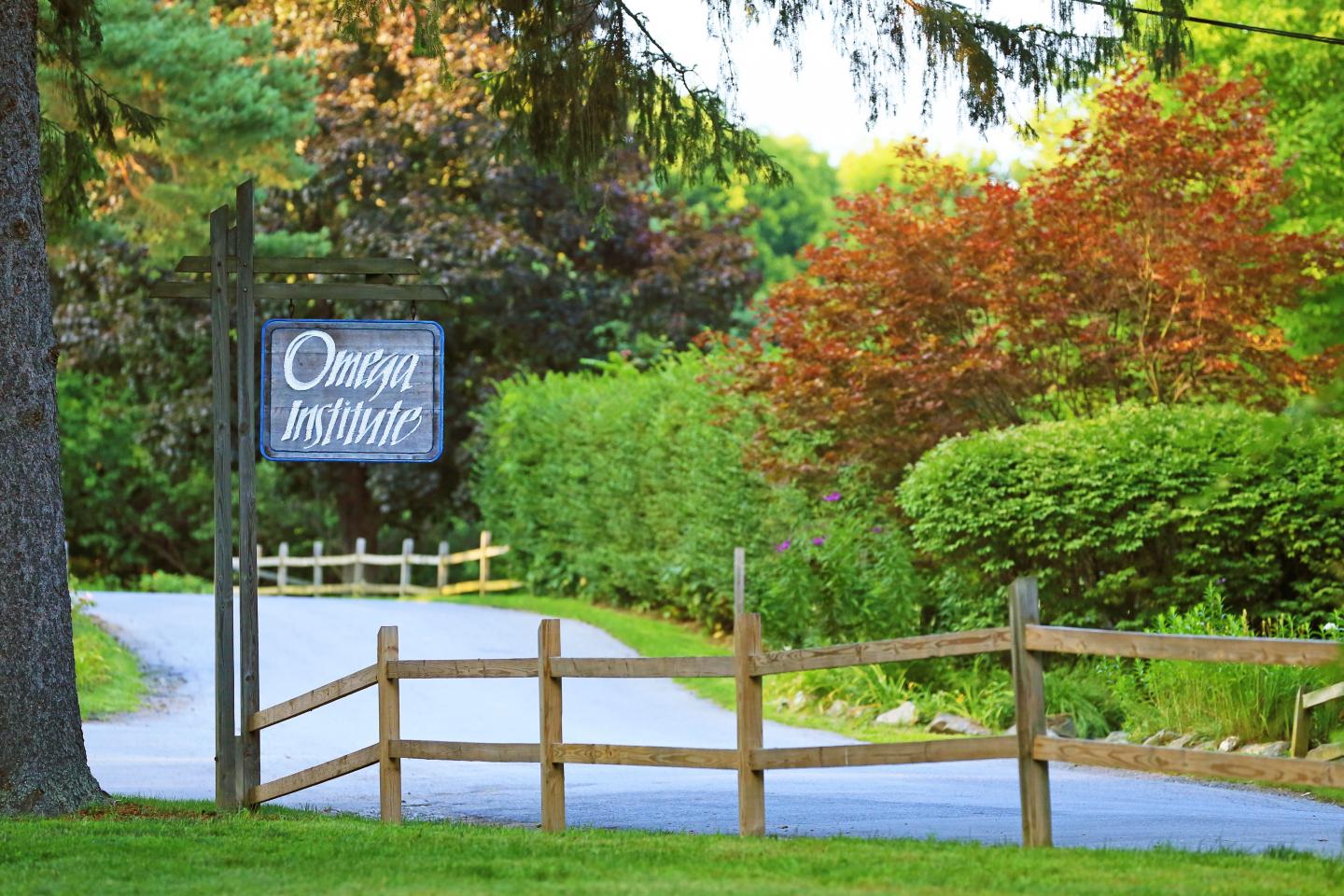 Omega Institute sign