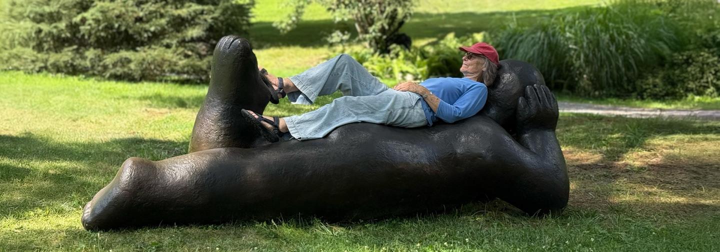 Joy Brown - Recliner with Head in Hands